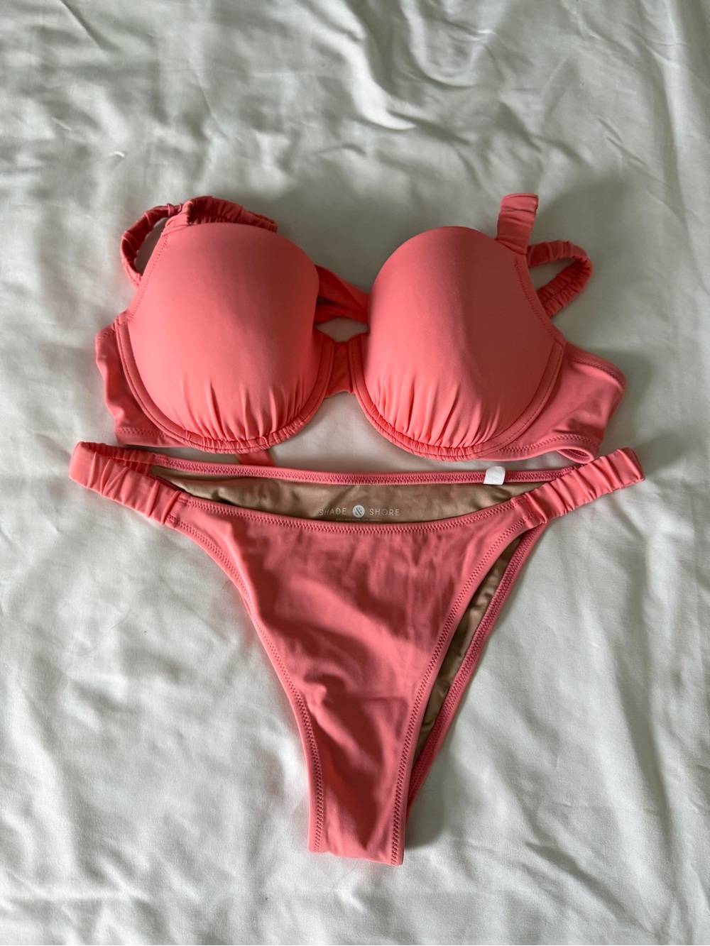 Target Coral Pink Padded Bikini Set
